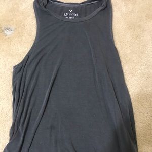 Muscle tee like tank top